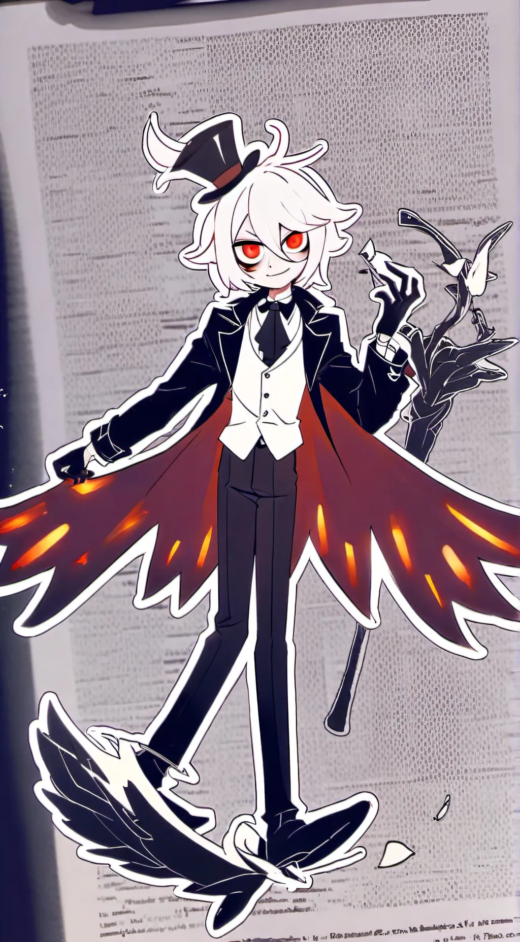 ai character: HH Lucifer  background