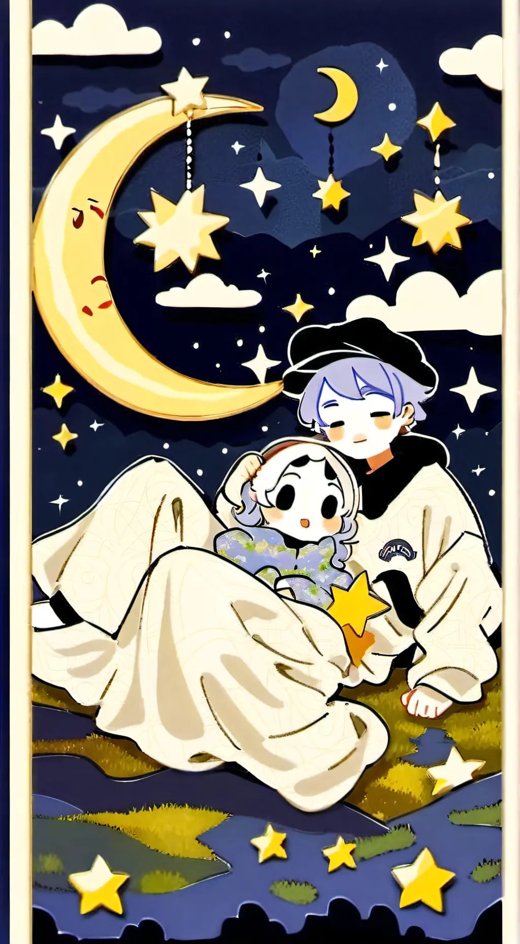 ai character: dandy x astro ig background