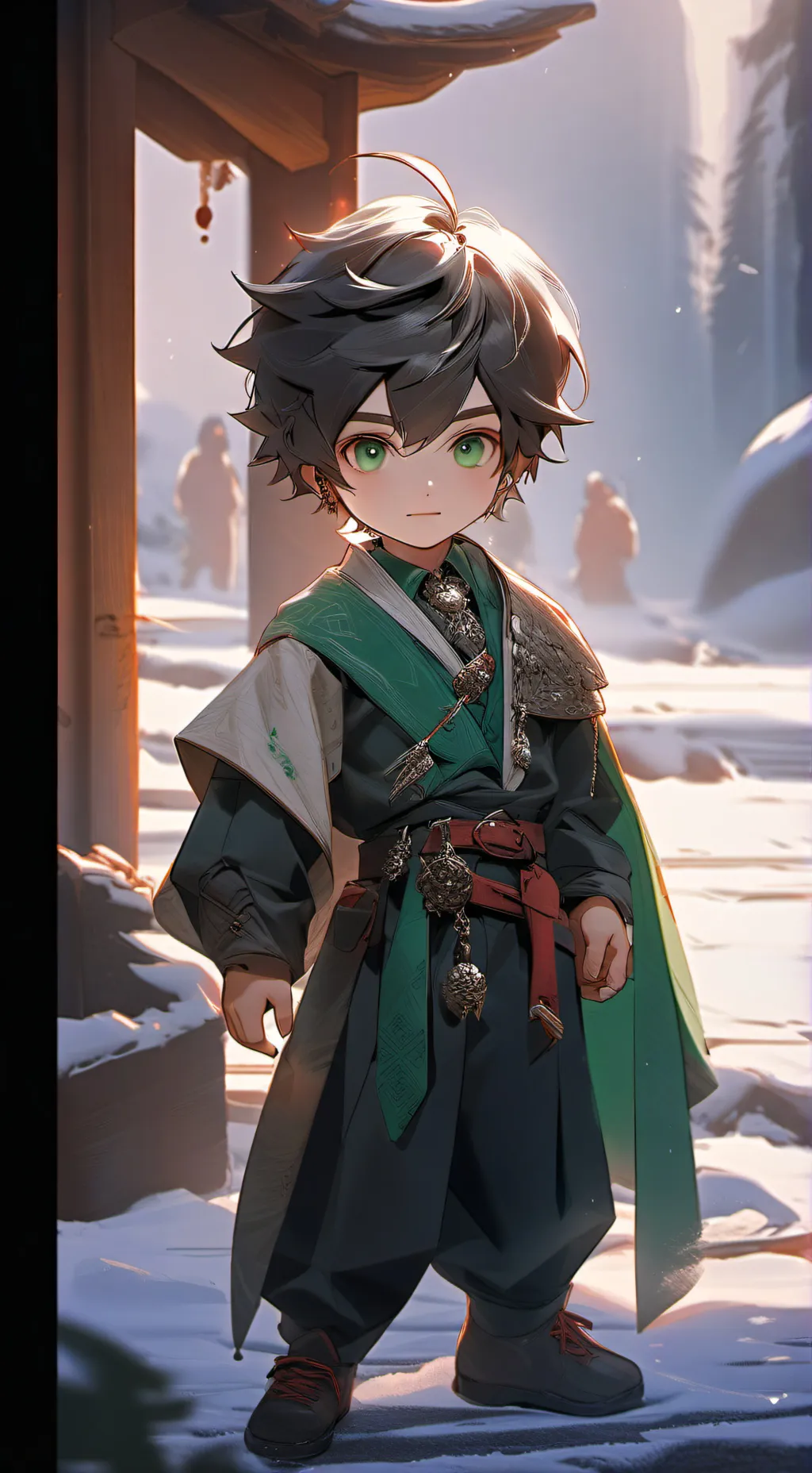 ai character:  pick me lesbienne background