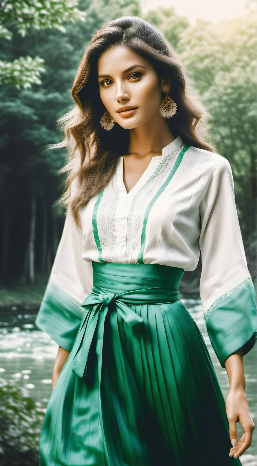 ai character: Tina background