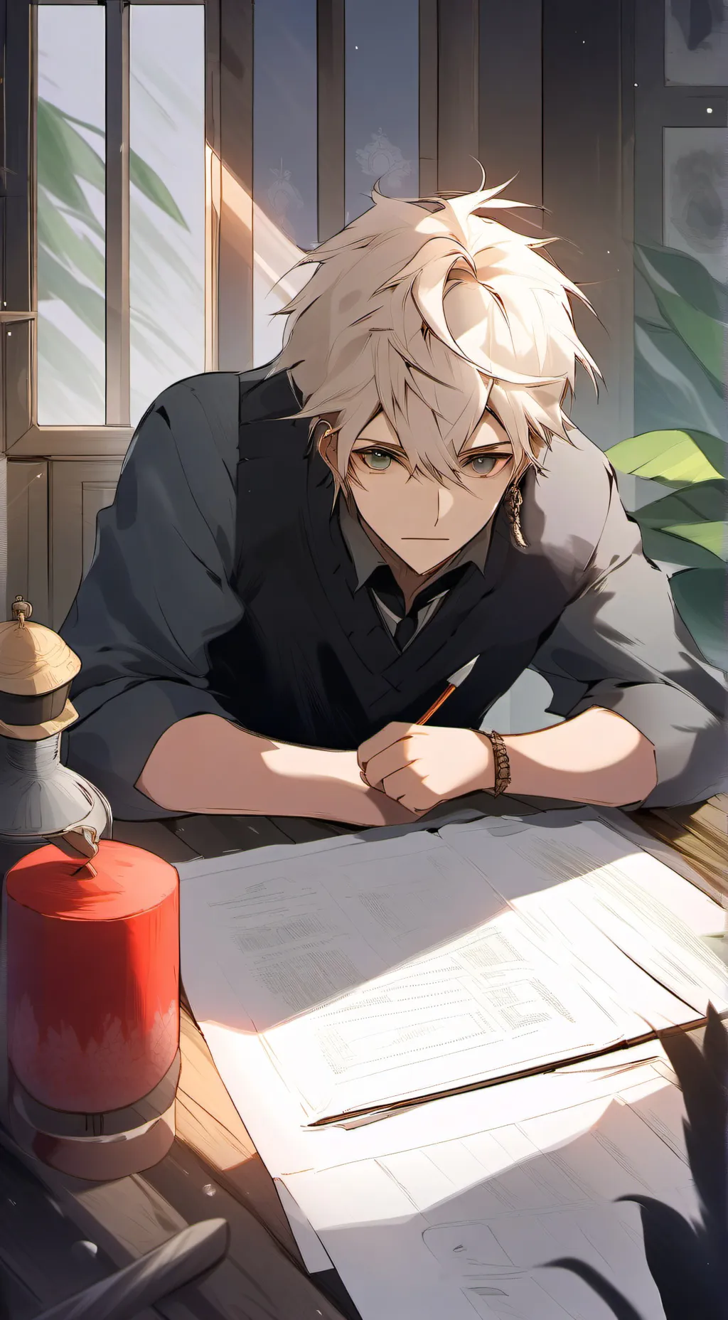 ai character: Bakugo background