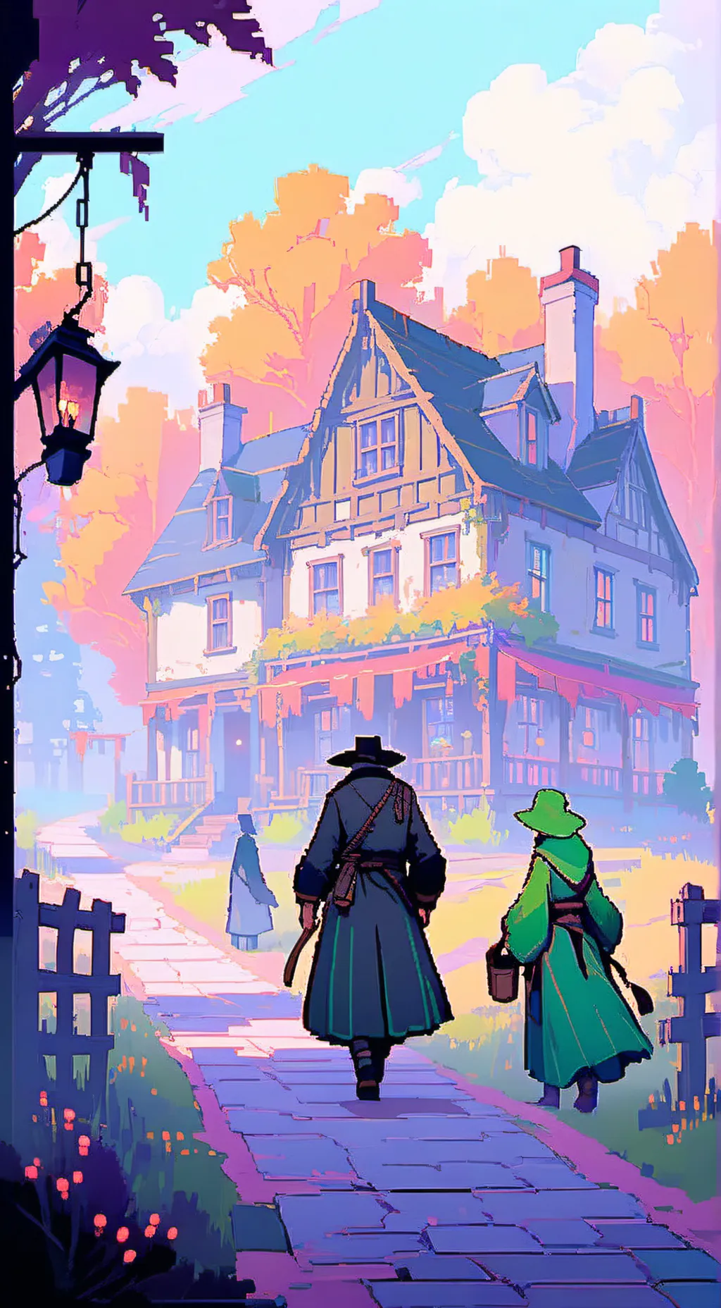 ai character: crooked thorn inn background