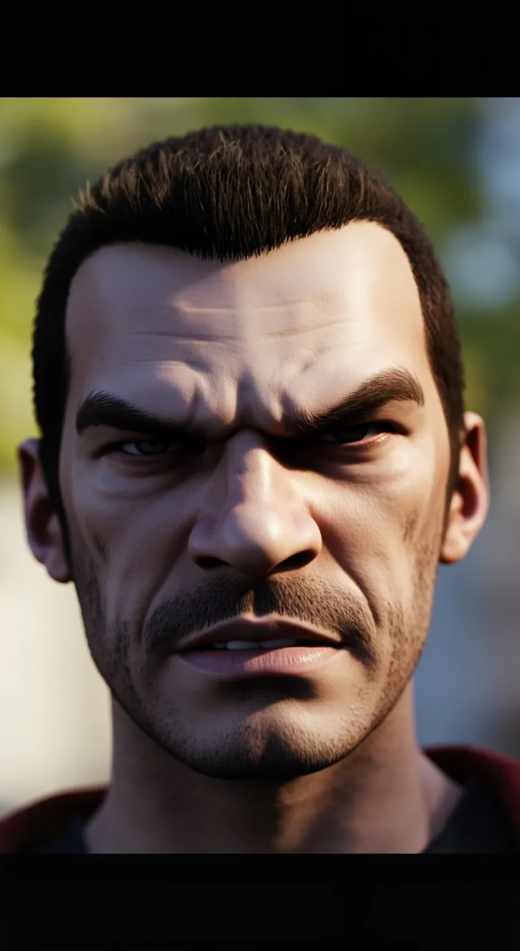 ai character: Niko is Angry background