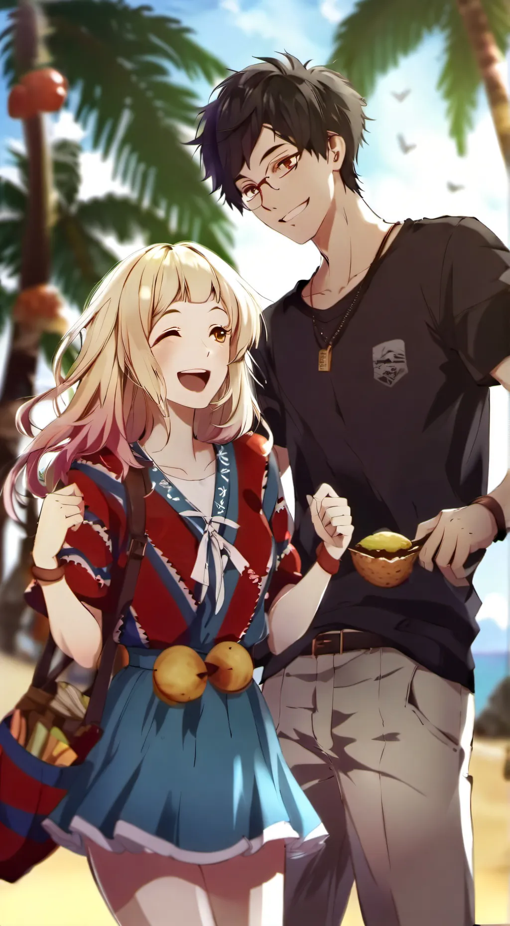 ai character: Zane and Emily background