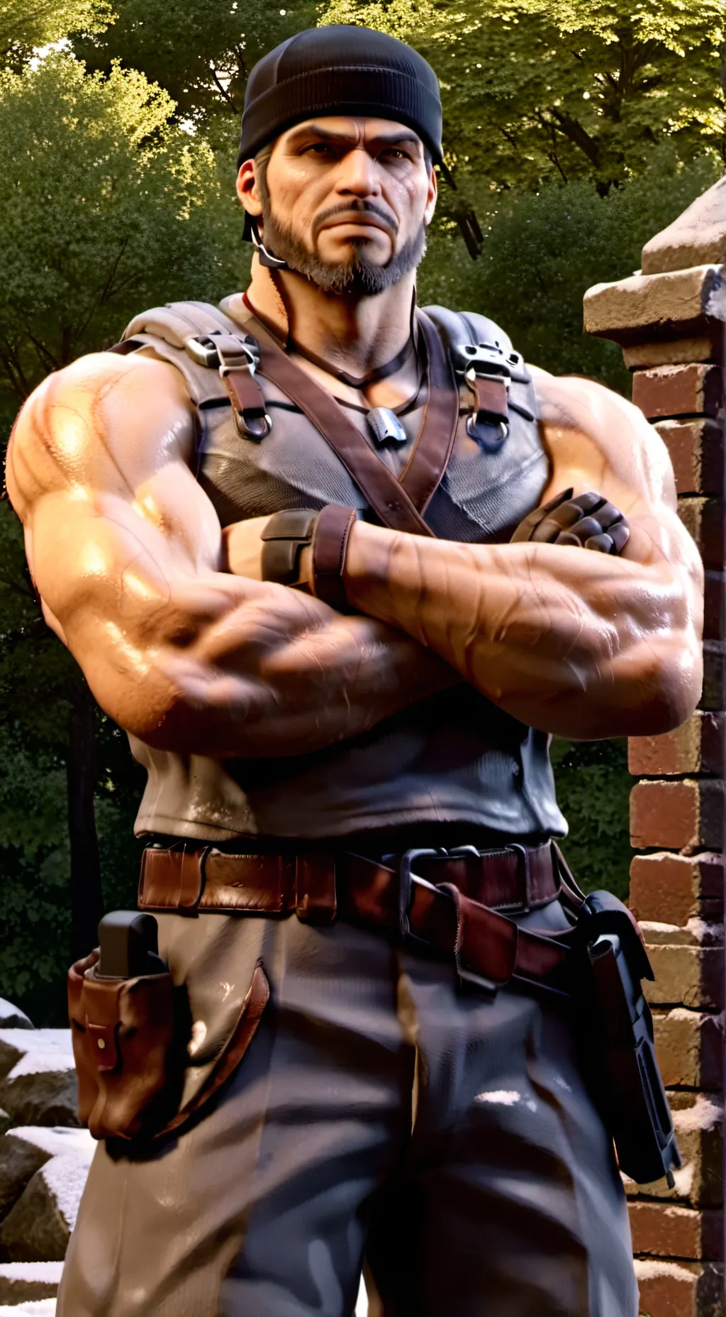 ai character: Marcus Fenix  background