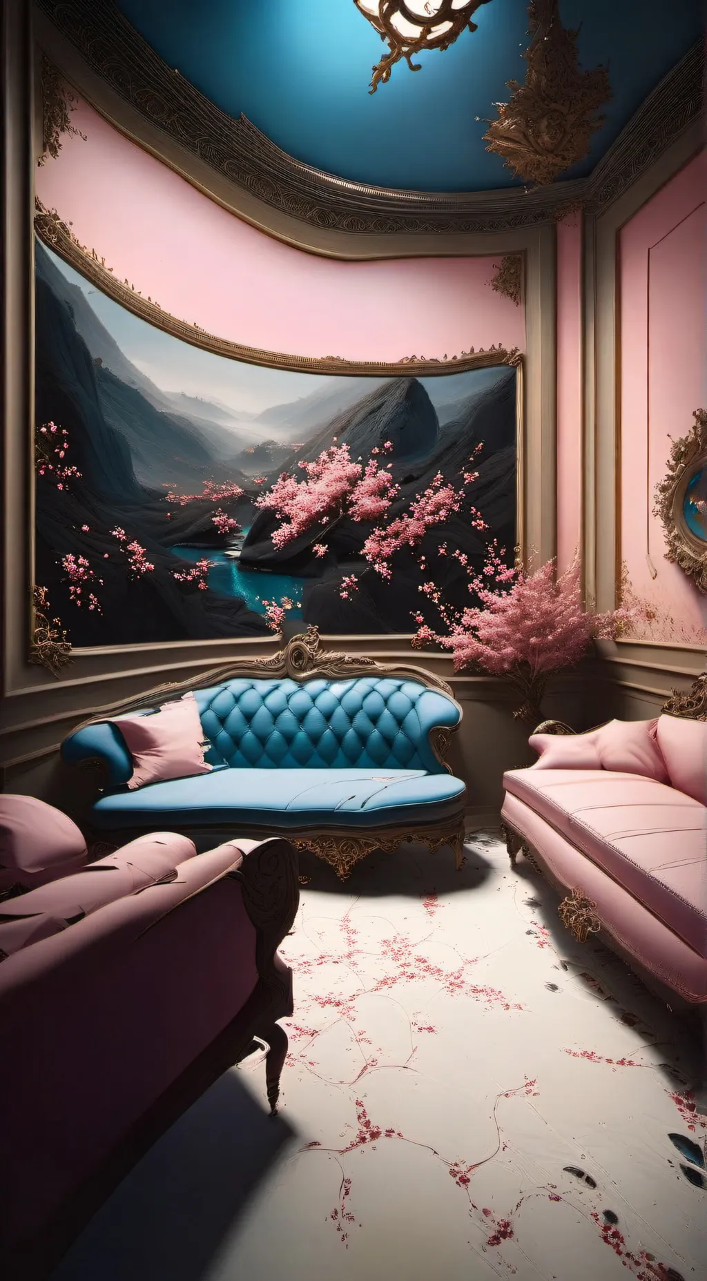 ai character: Katseye Sleepover  background