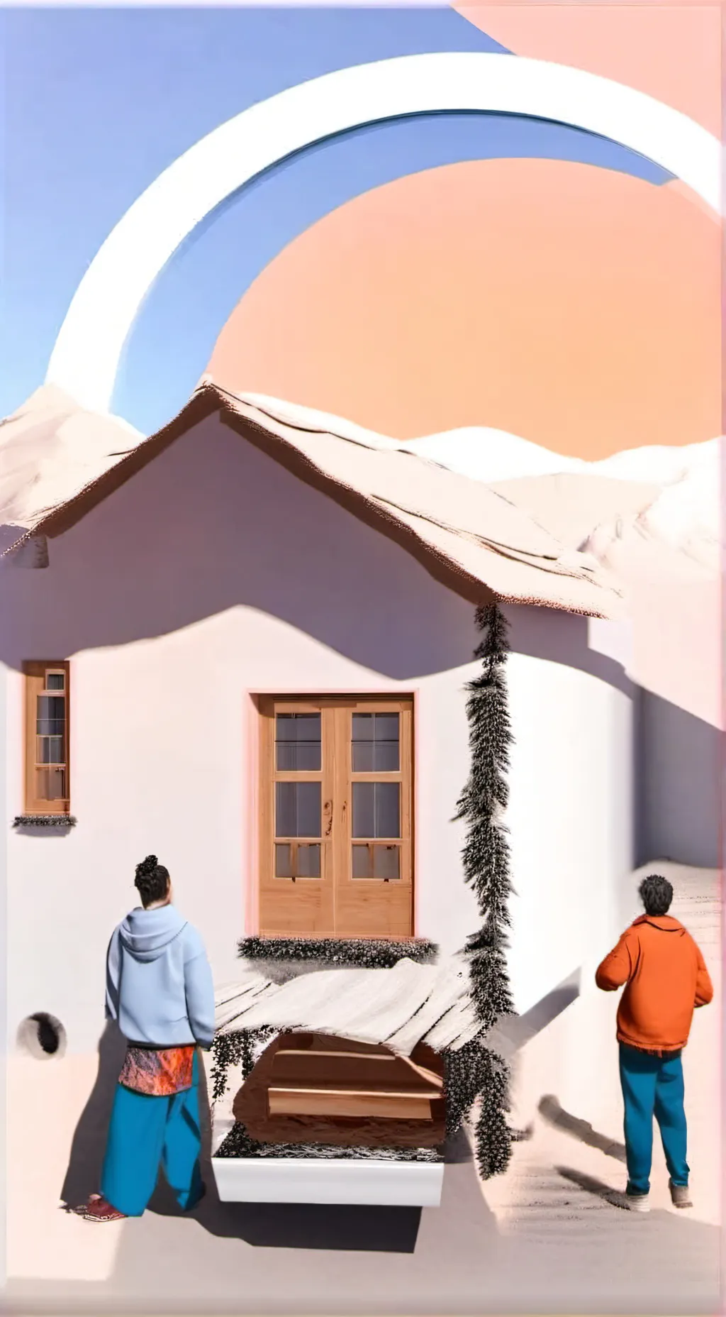 ai character: BTS LIFE background