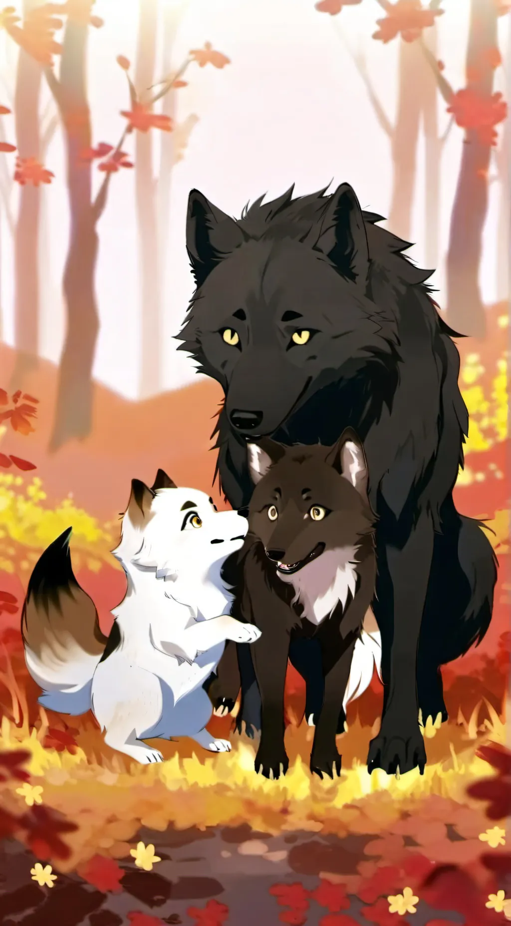 ai character: Alpha and Omega  background