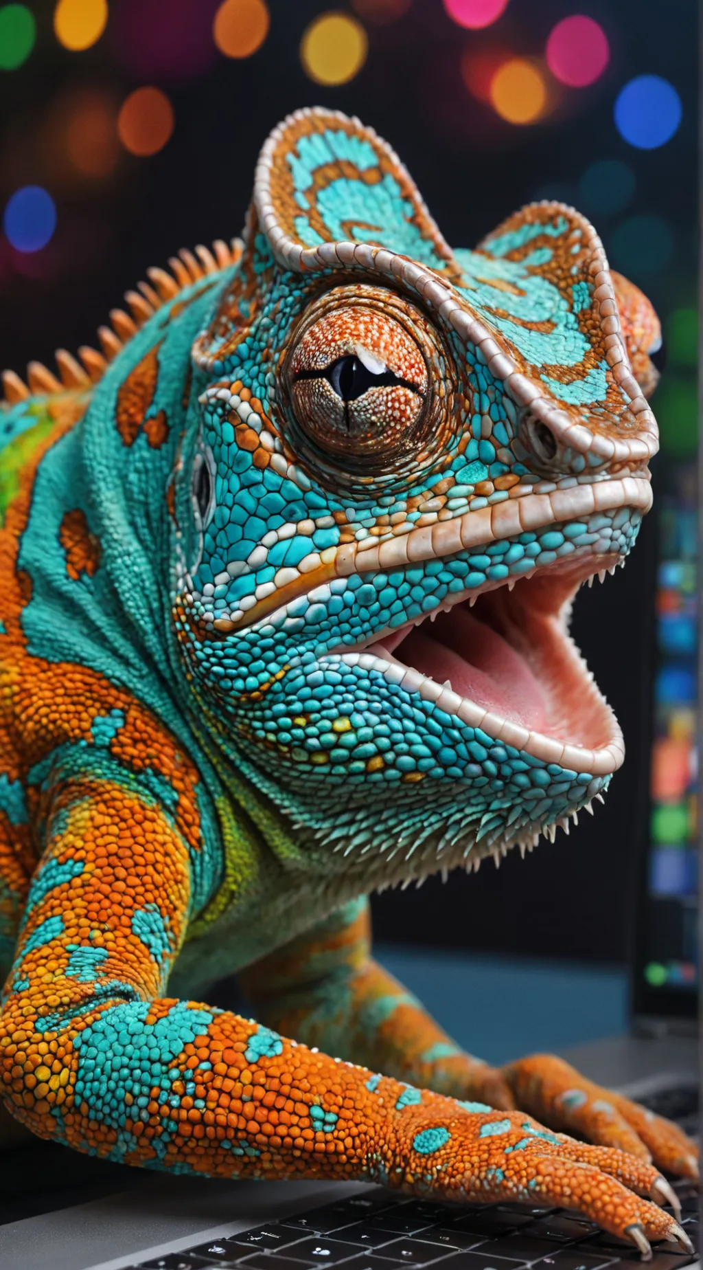 ai character: Pixel background