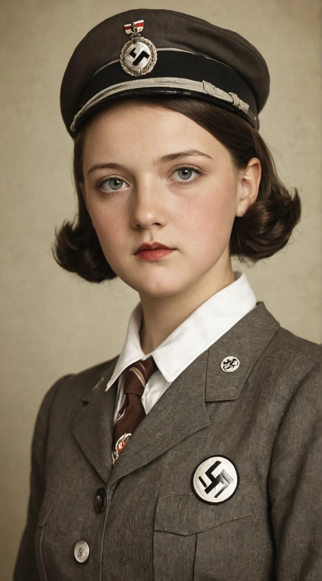 ai character: Adoif girl  background