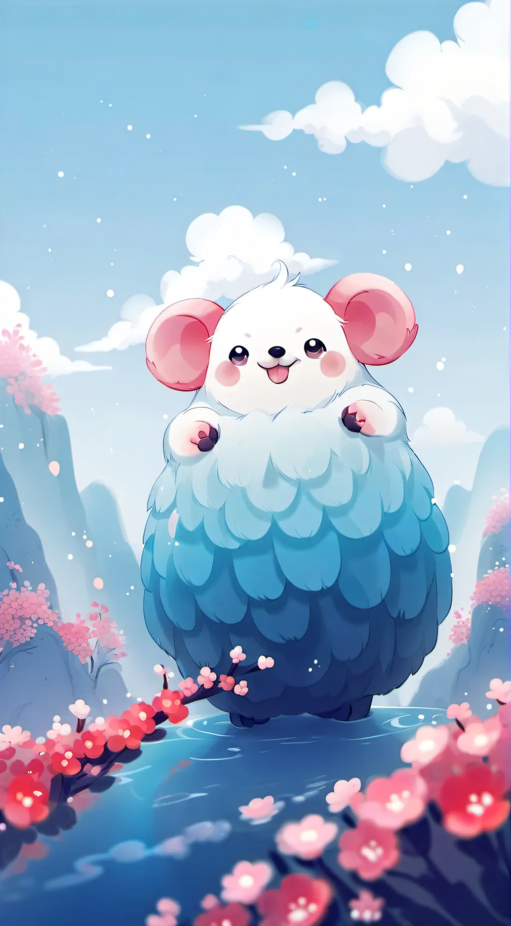 ai character: Carrot background