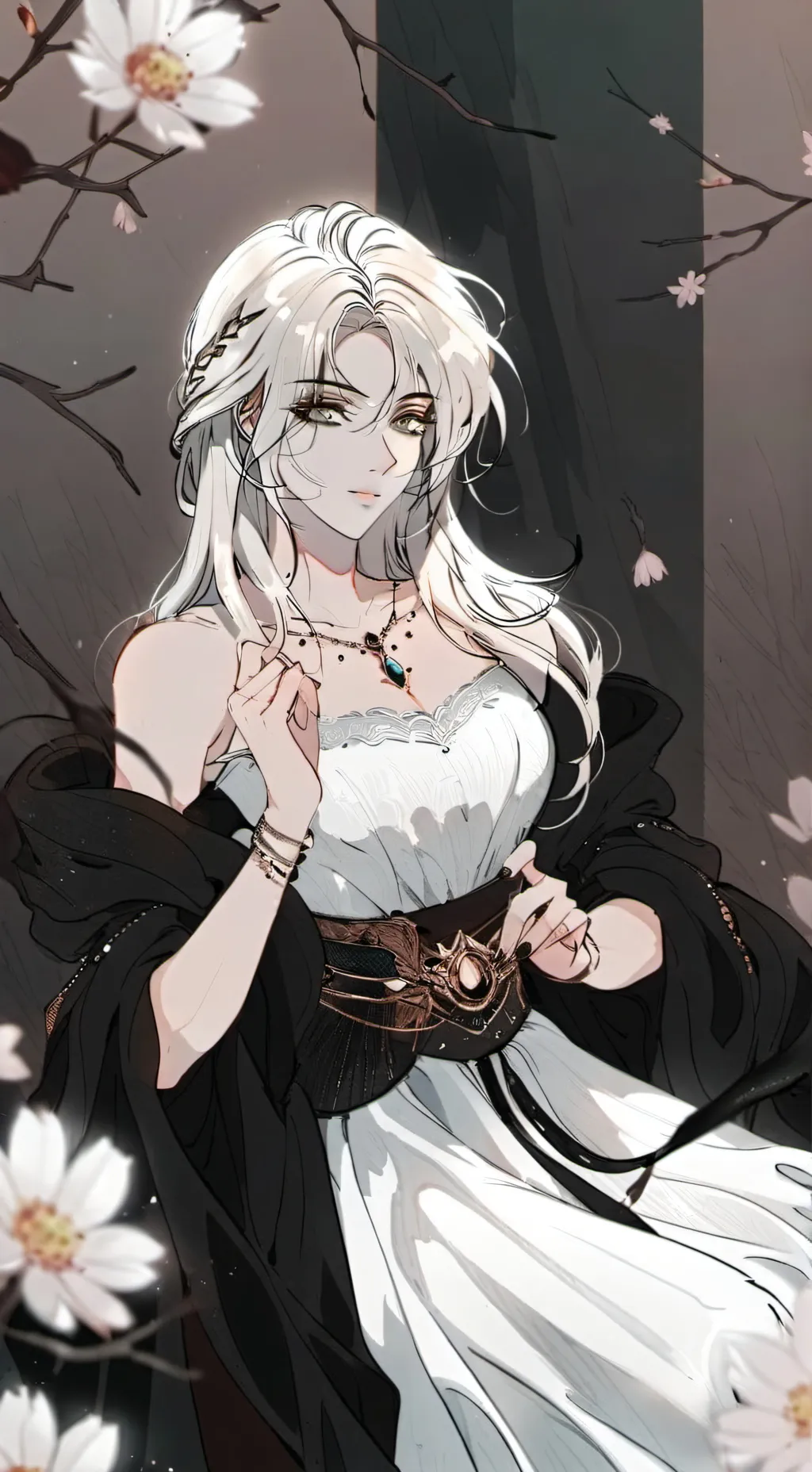 ai character: Miffyいちご background