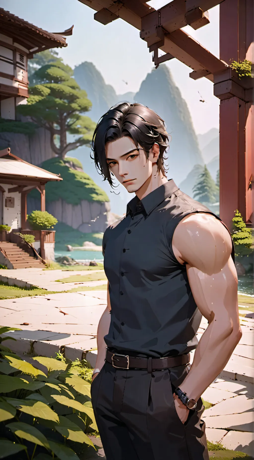 ai character: Sam background