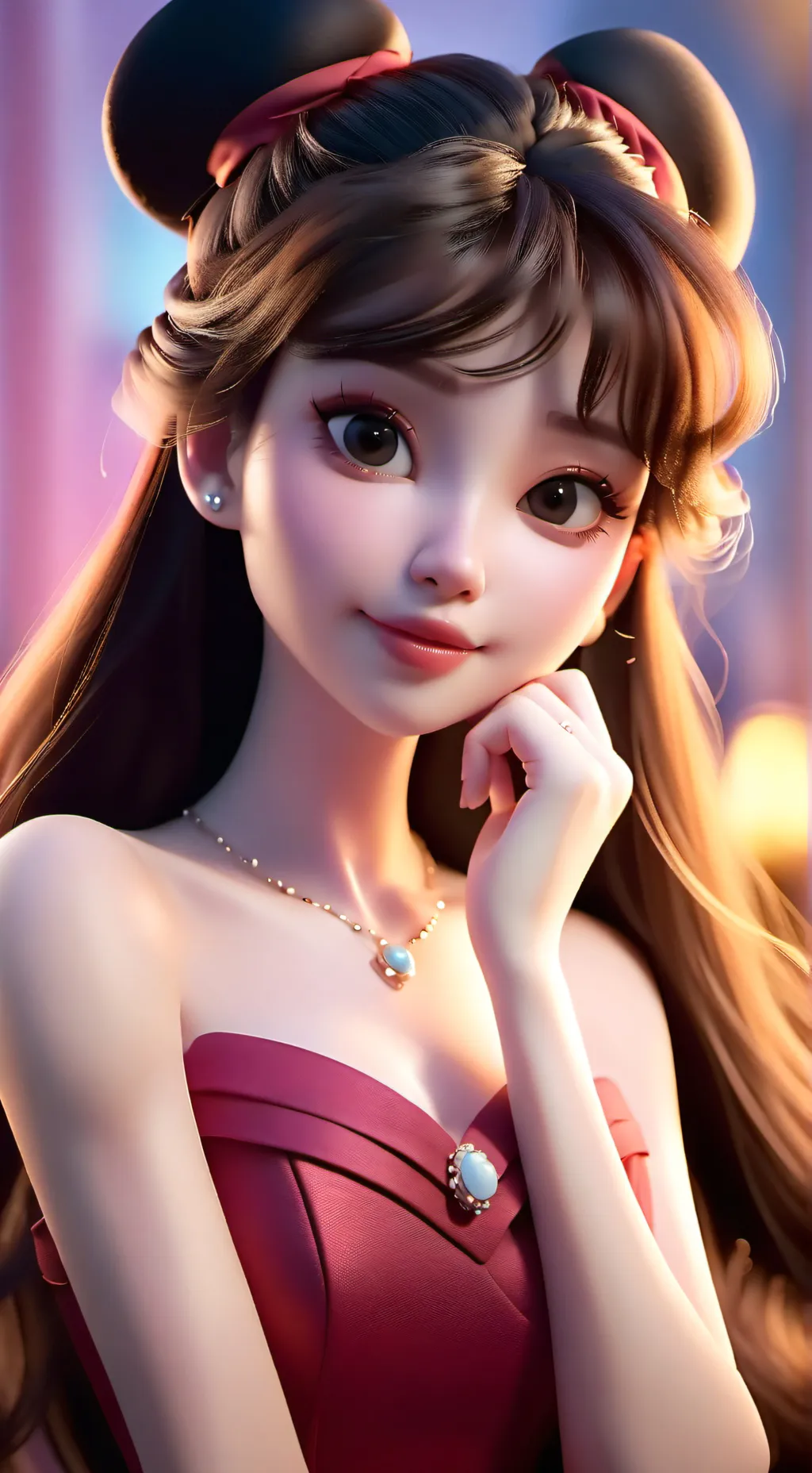 ai character: karen meets ella background