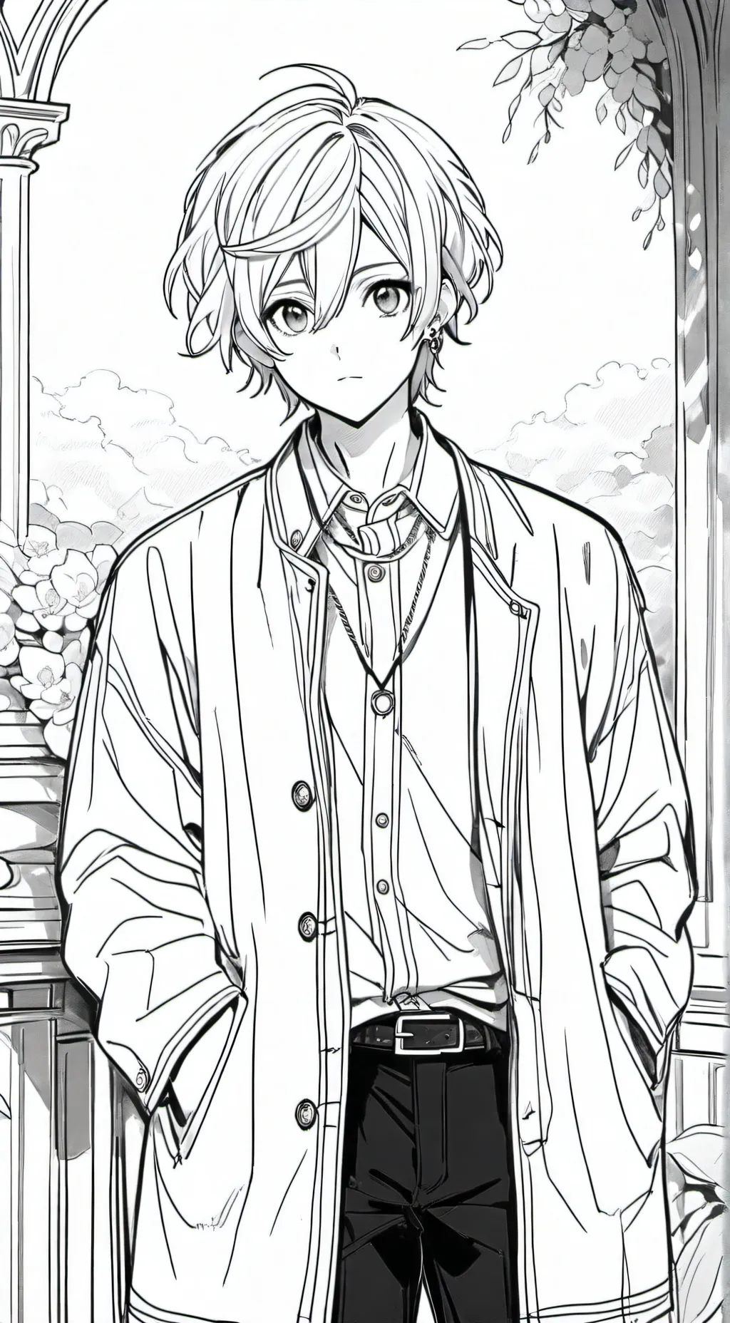 ai character: demon slayer  background