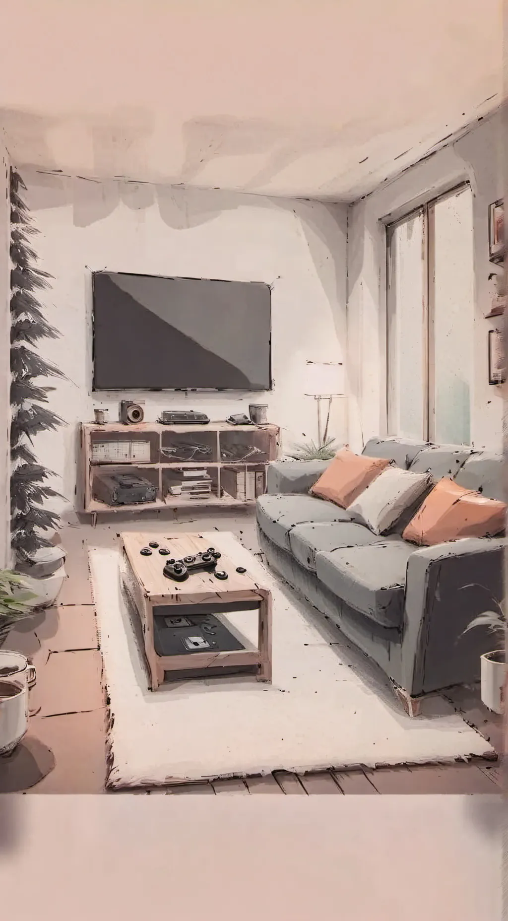 ai character: ACG overload background