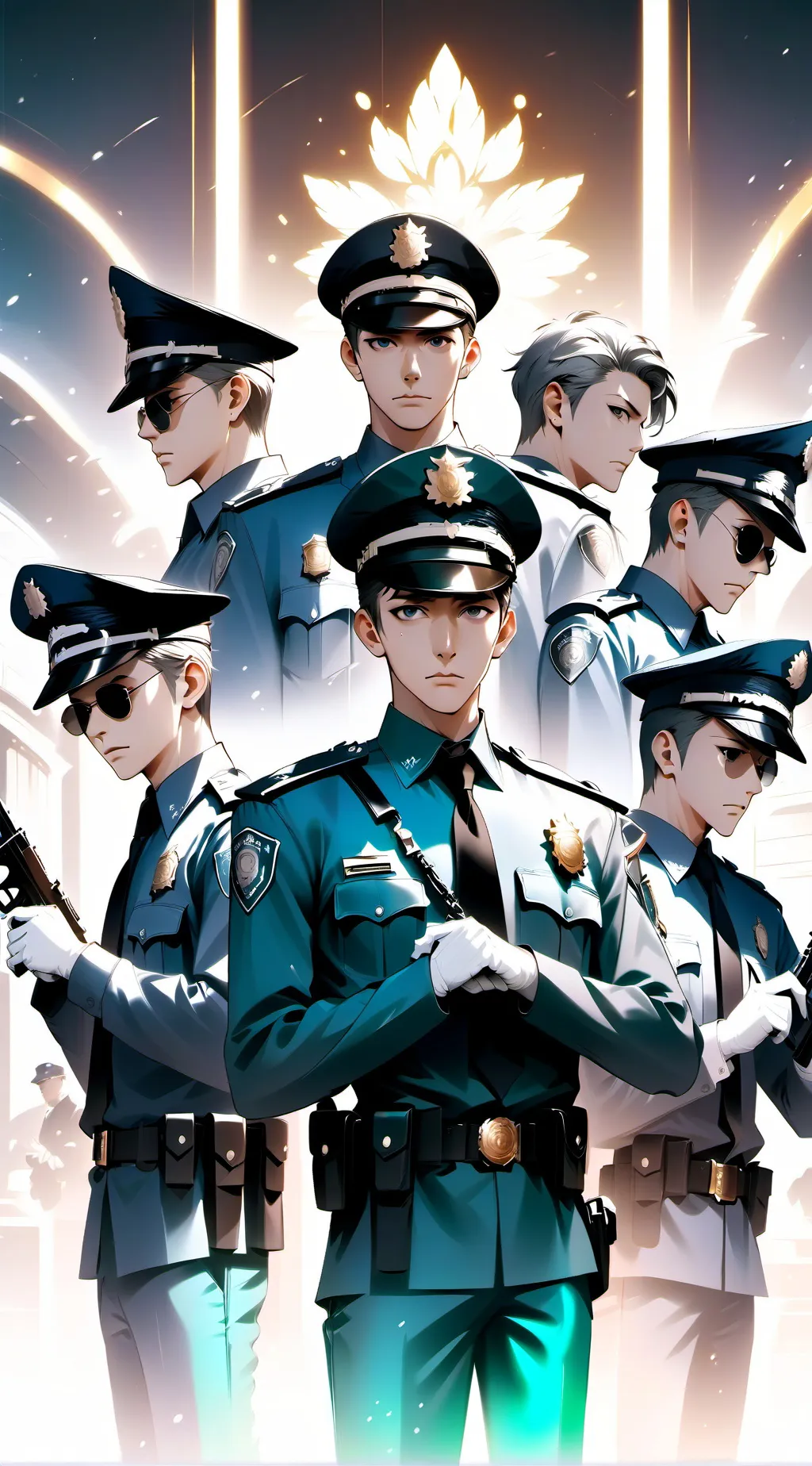 ai character: SKZ POLICE RAID 🚓🔫 background