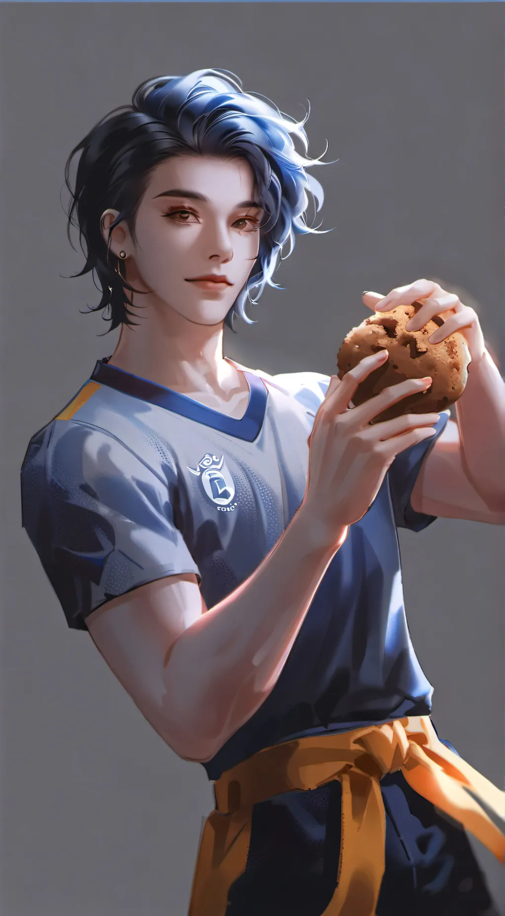 ai character: shadow milk background