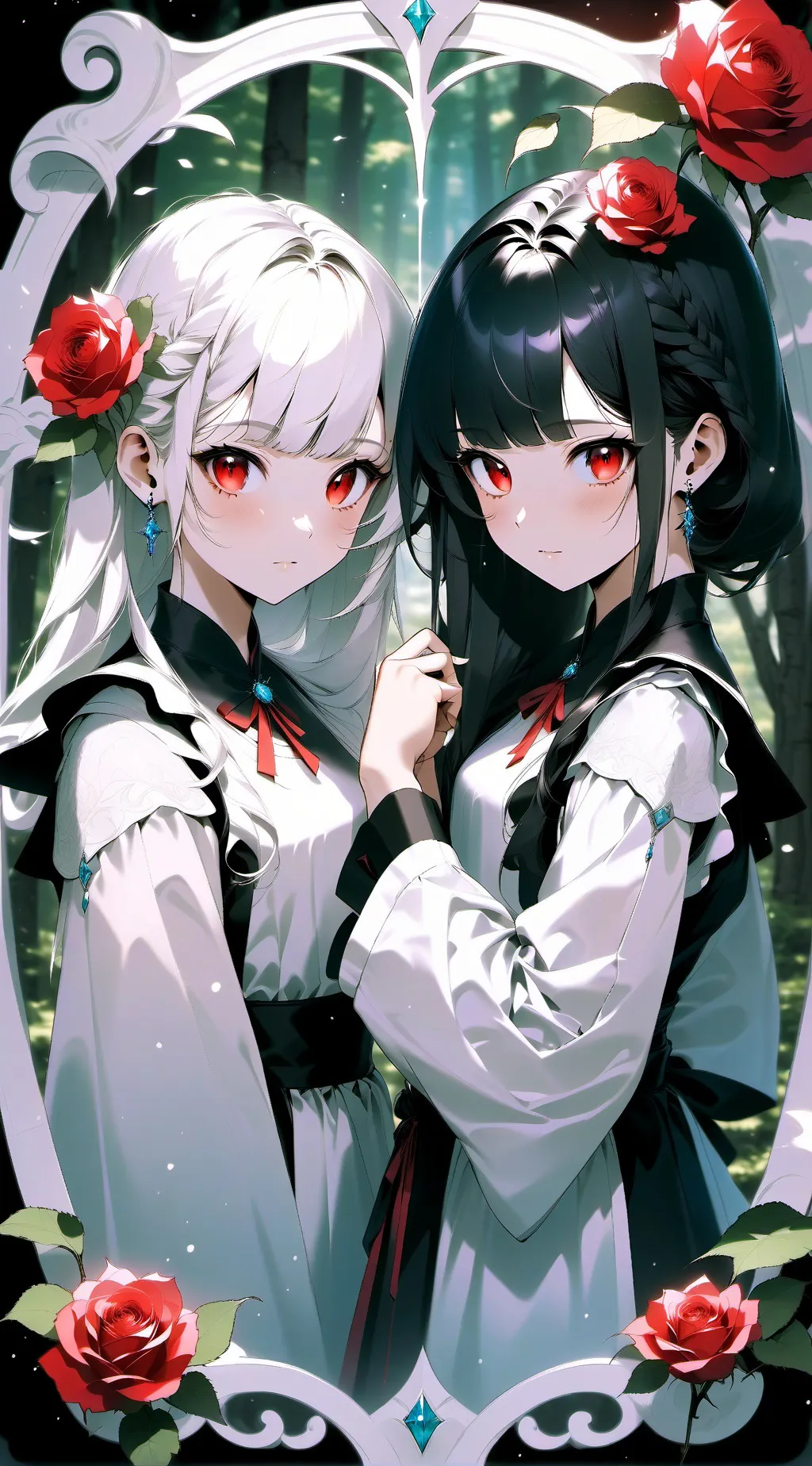 ai character: Amélia et Laura background