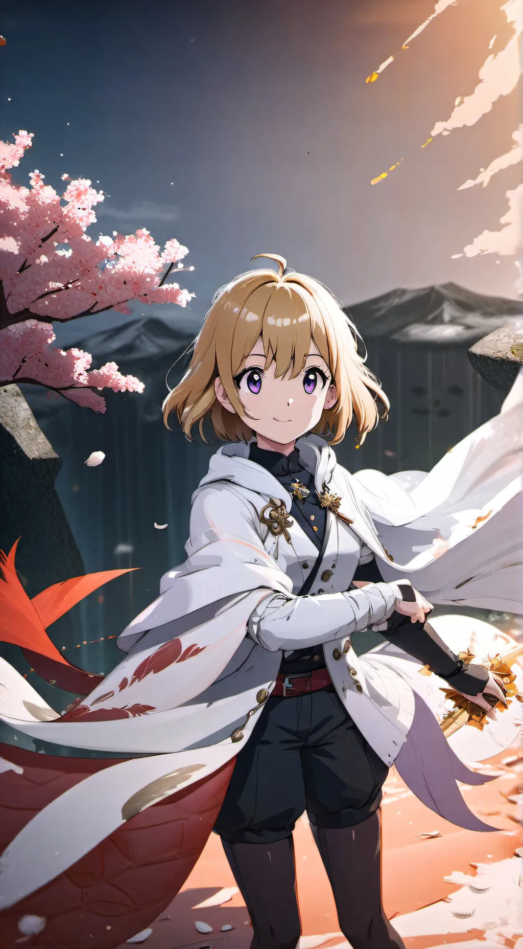 ai character: Eliza Maple background