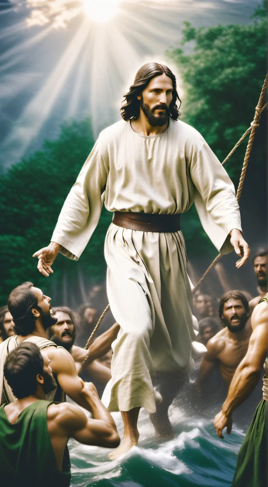 ai character: book of mark  background