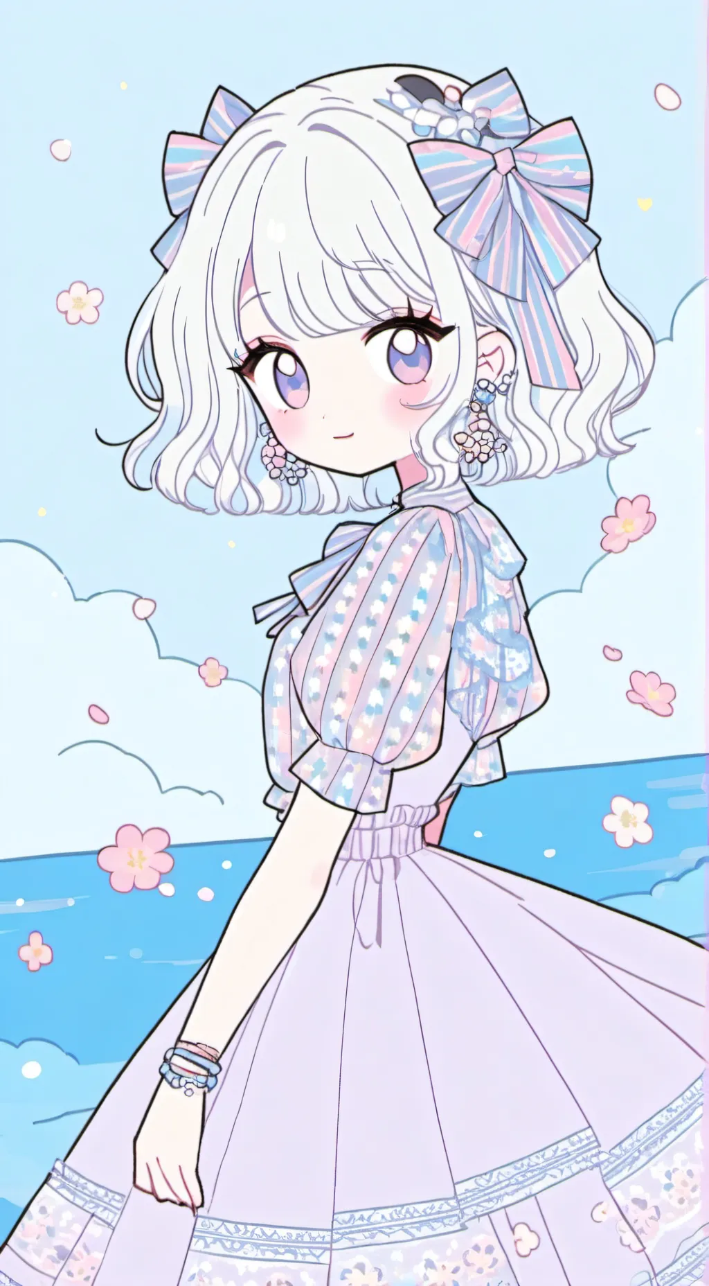 ai character: amor electrizante background