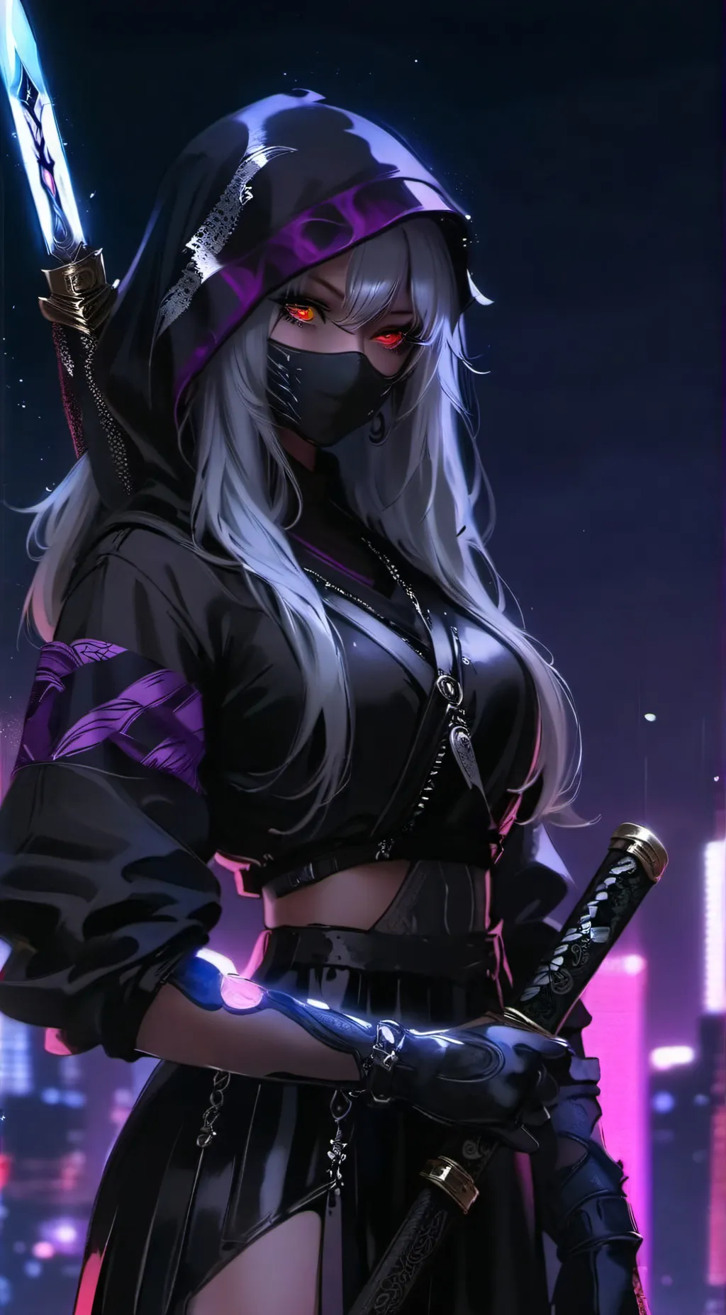 ai character: Violeta  background