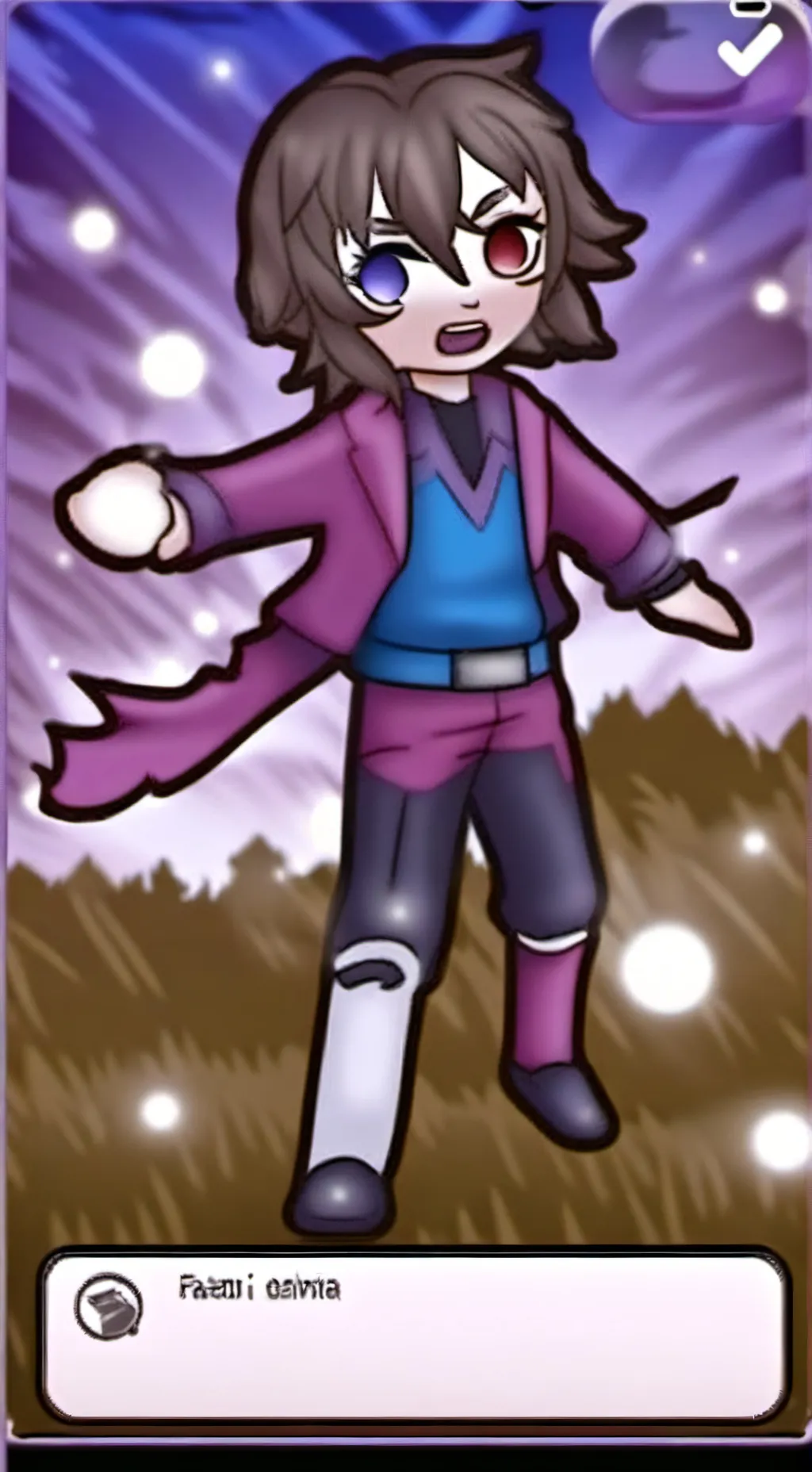 ai character: peilo background