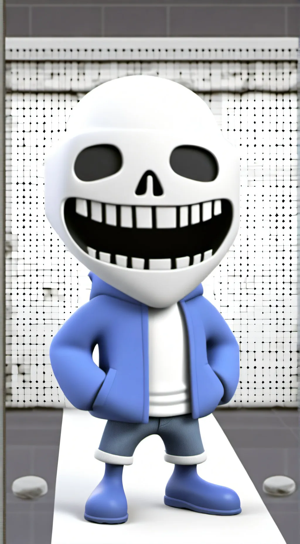 ai character: SANS background