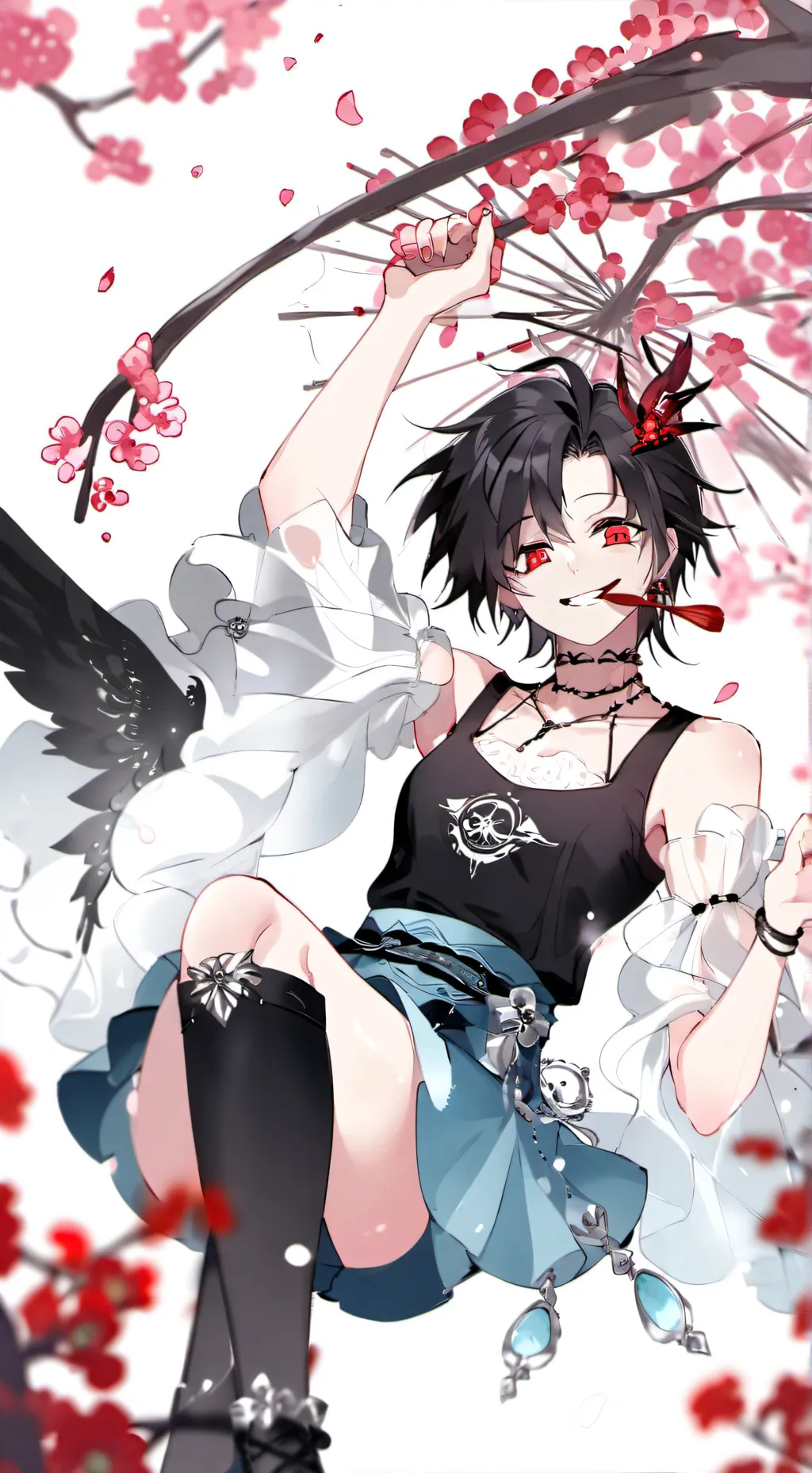 ai character: mha depression  background