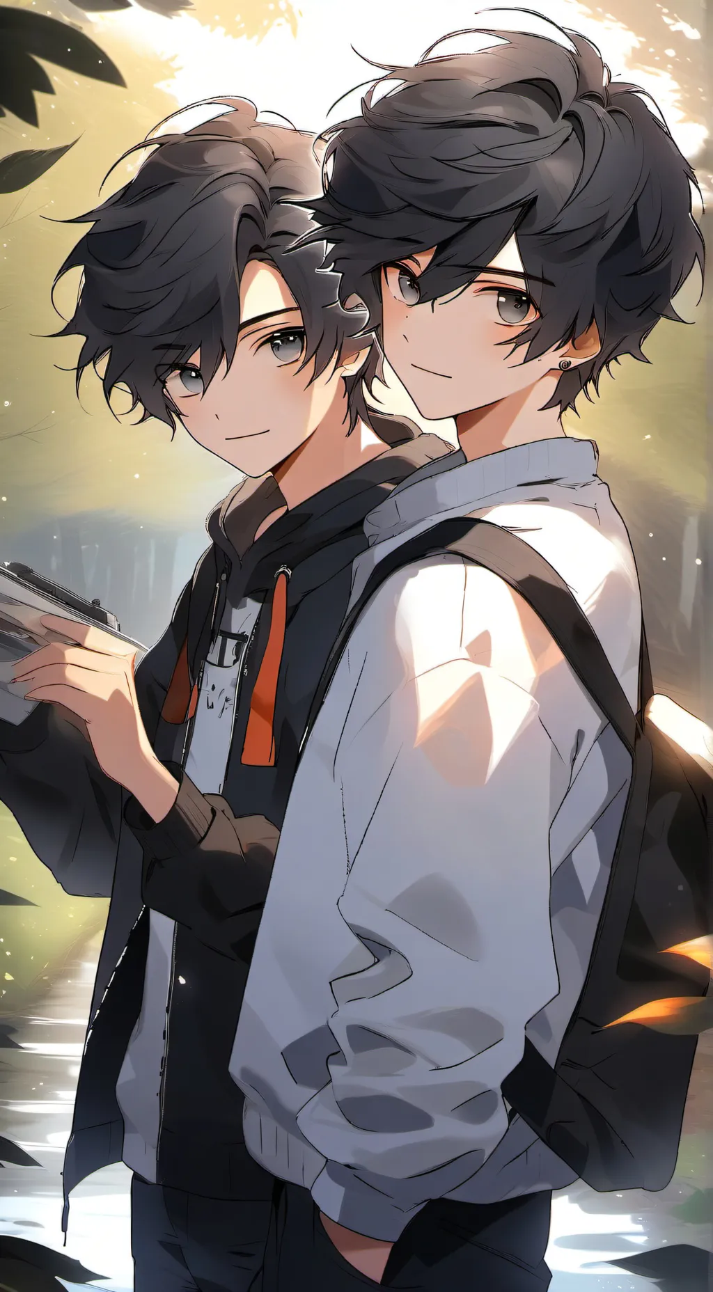 ai character: John and Jay background