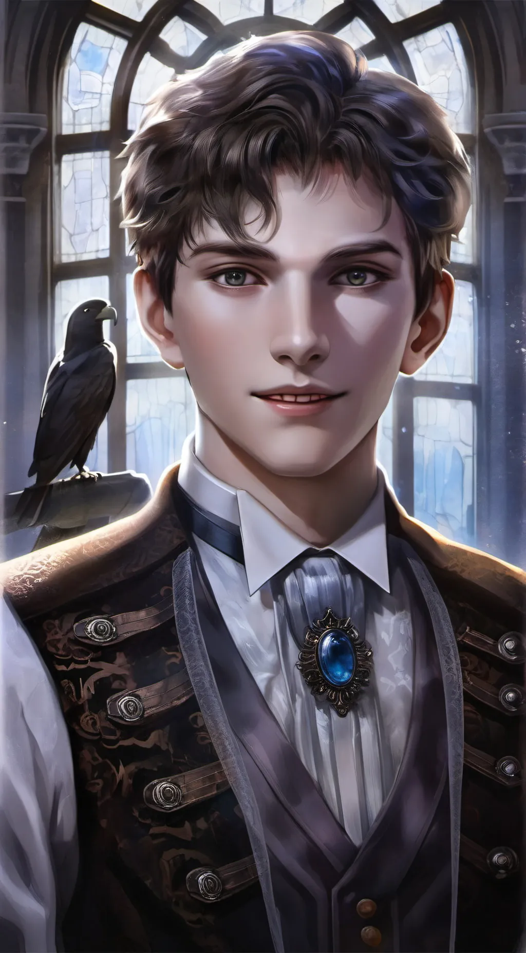 ai character: Leo background