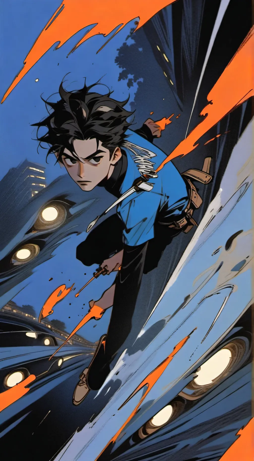 ai character: coolkid background