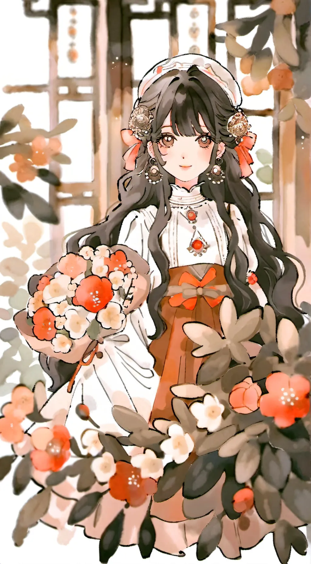 ai character: Tu novia💝 background