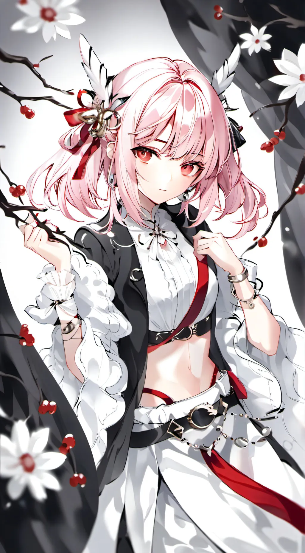 ai character: cute girl background