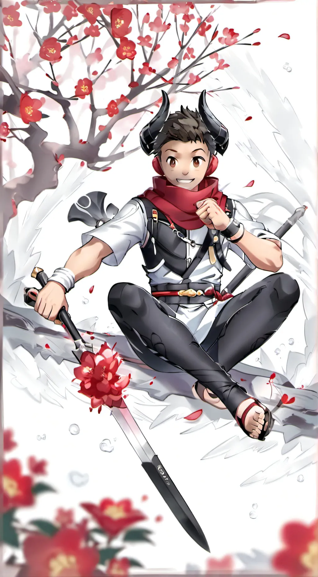 ai character: promo 2025 XD background