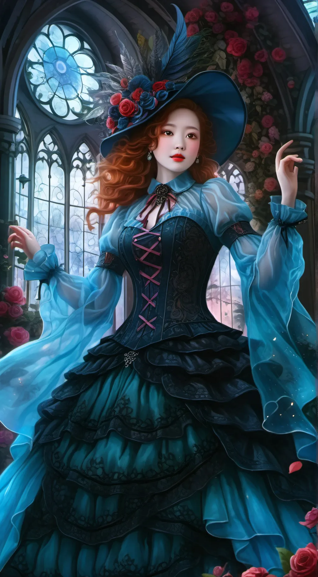 ai character: la sorcière  background