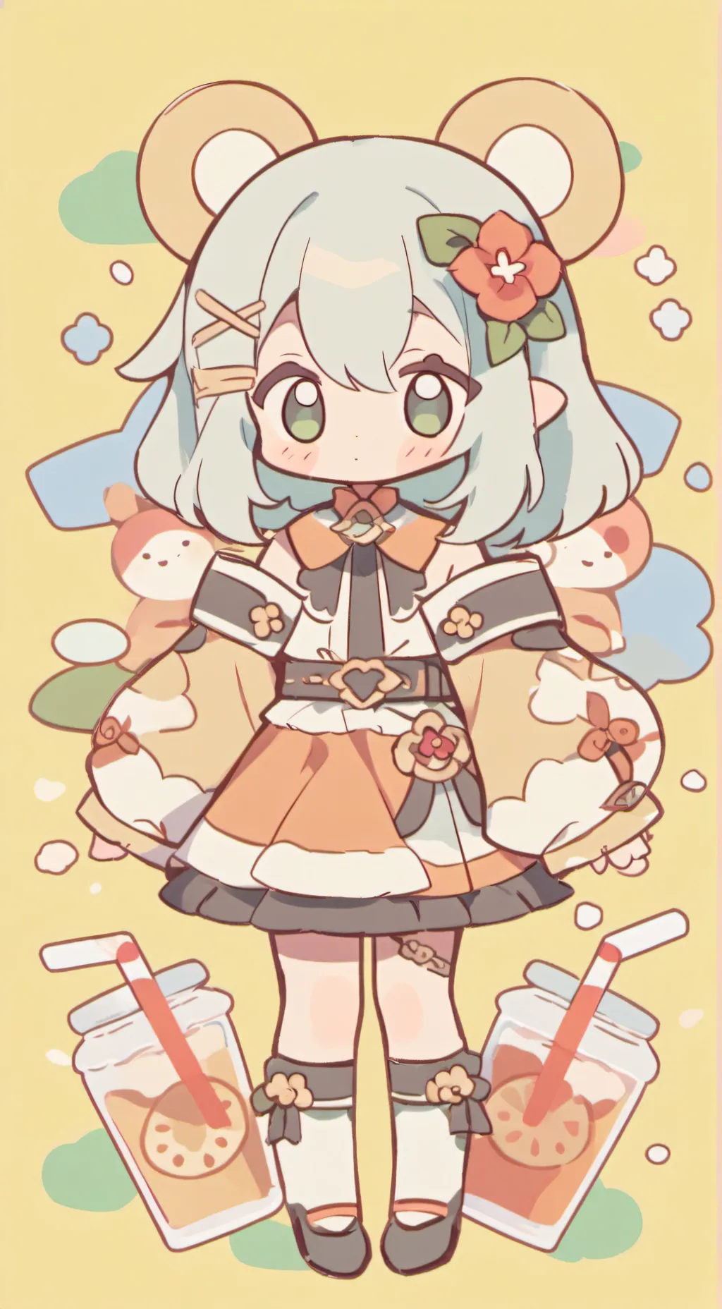 ai character: Mha Car🚍#⚡️ background