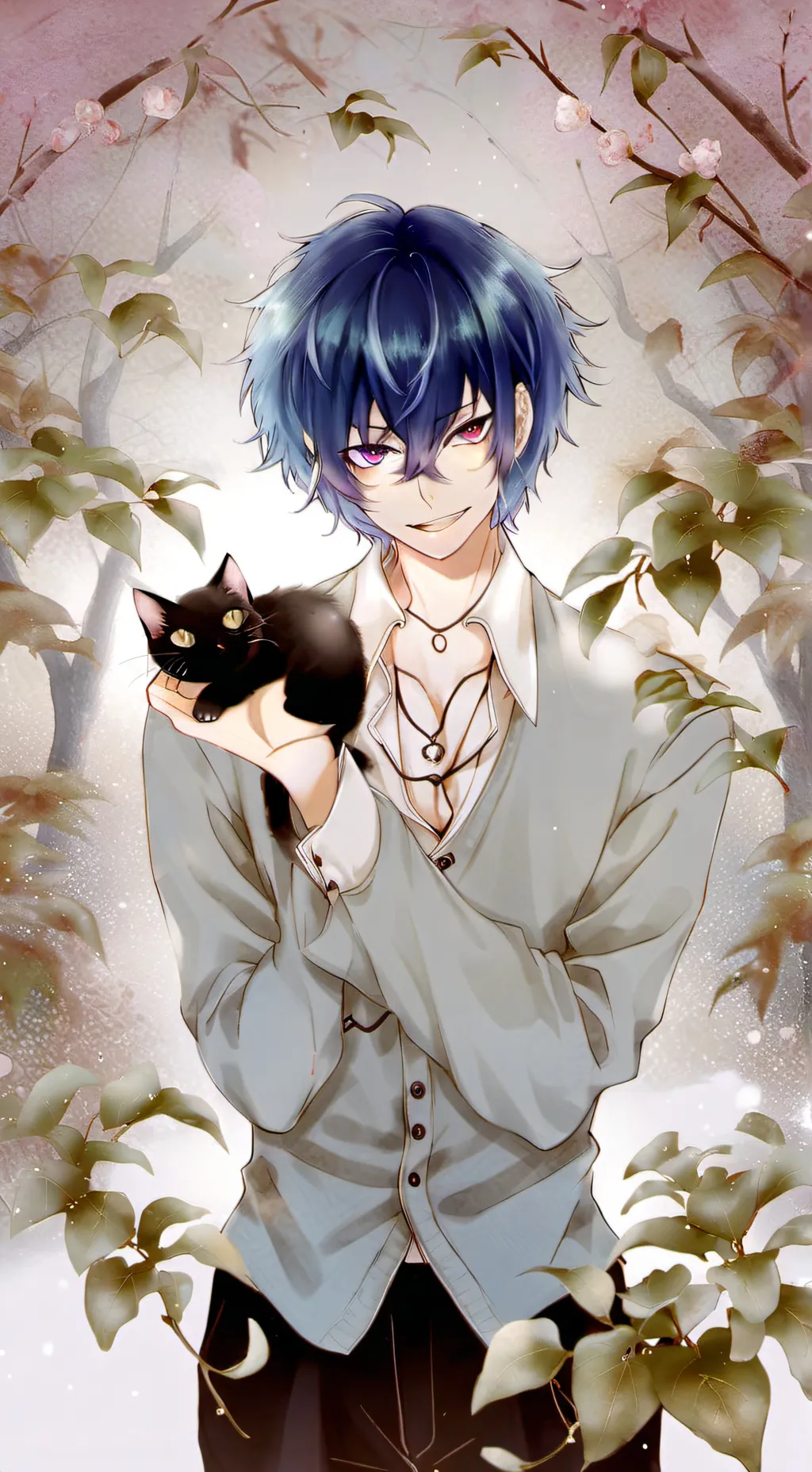 ai character: Muichiro Kitty background