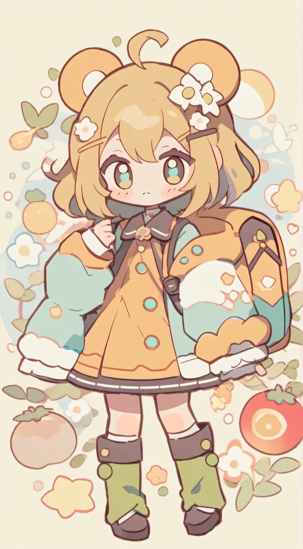 ai character: Teddy background