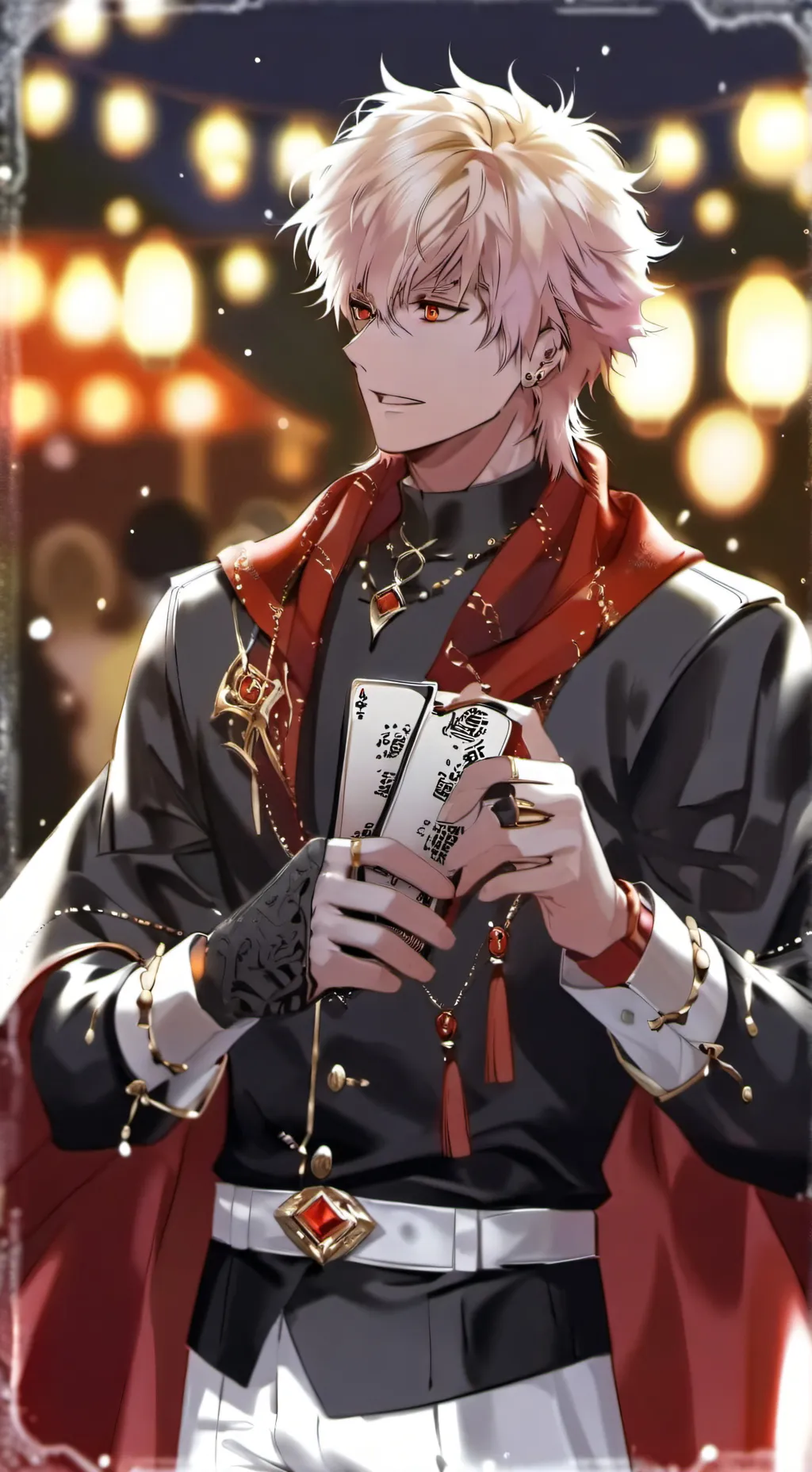 ai character: Bakugo  background