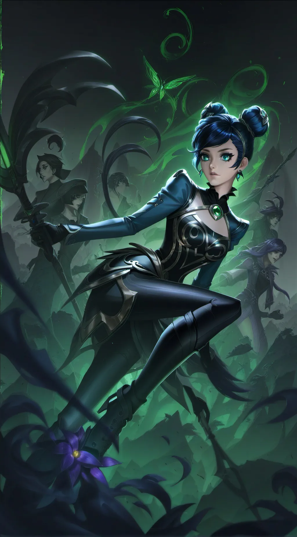 ai character: Miraculous ladybug background