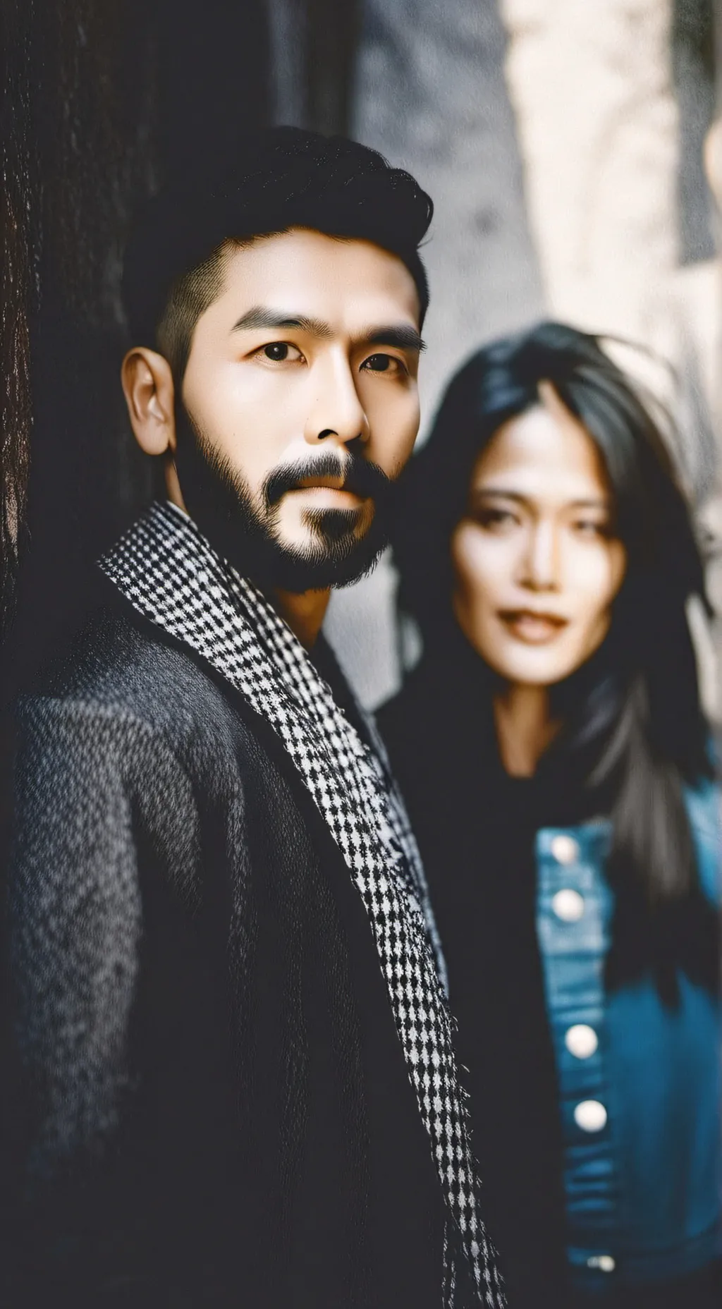 ai character: Made an the guy background