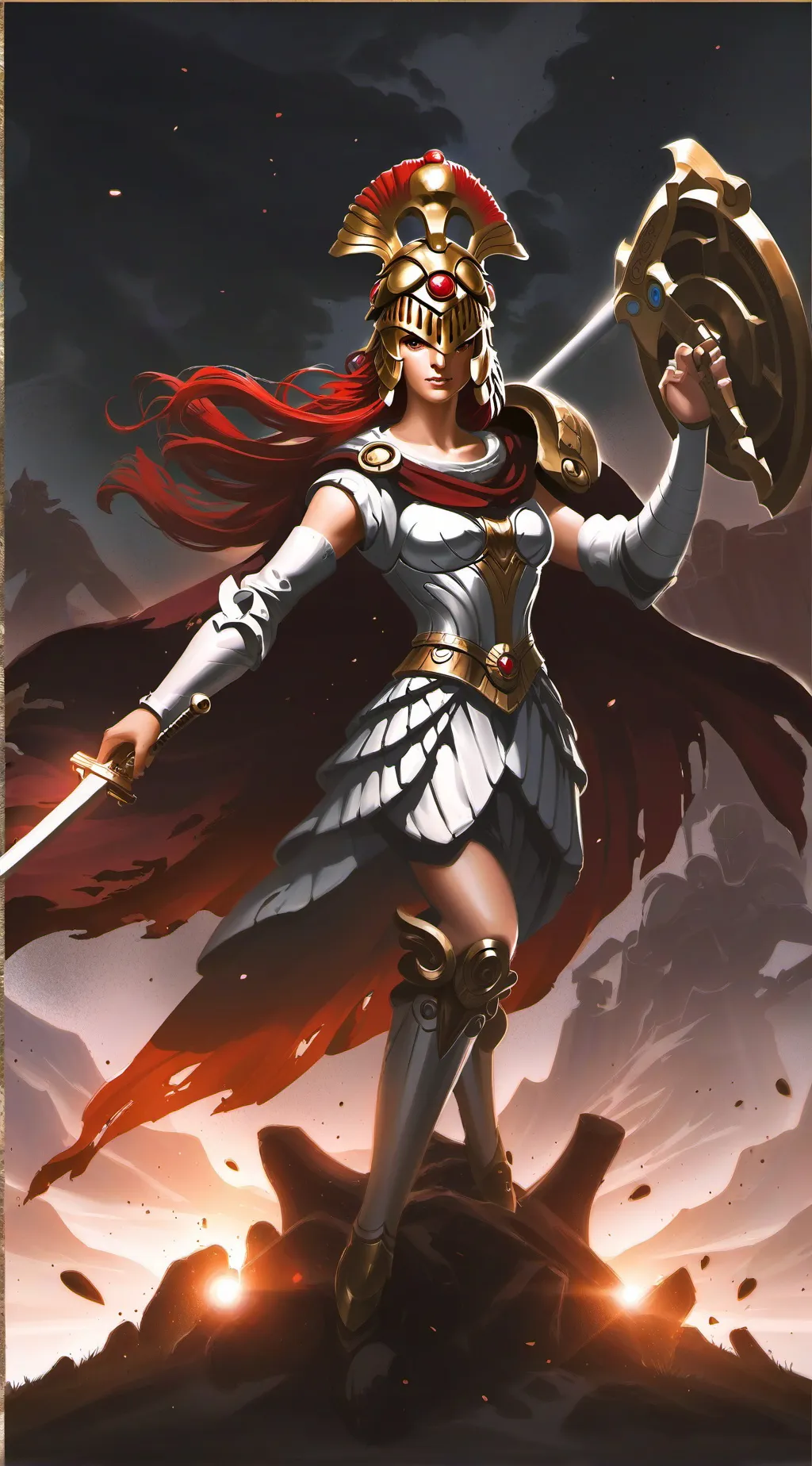 ai character: athena background