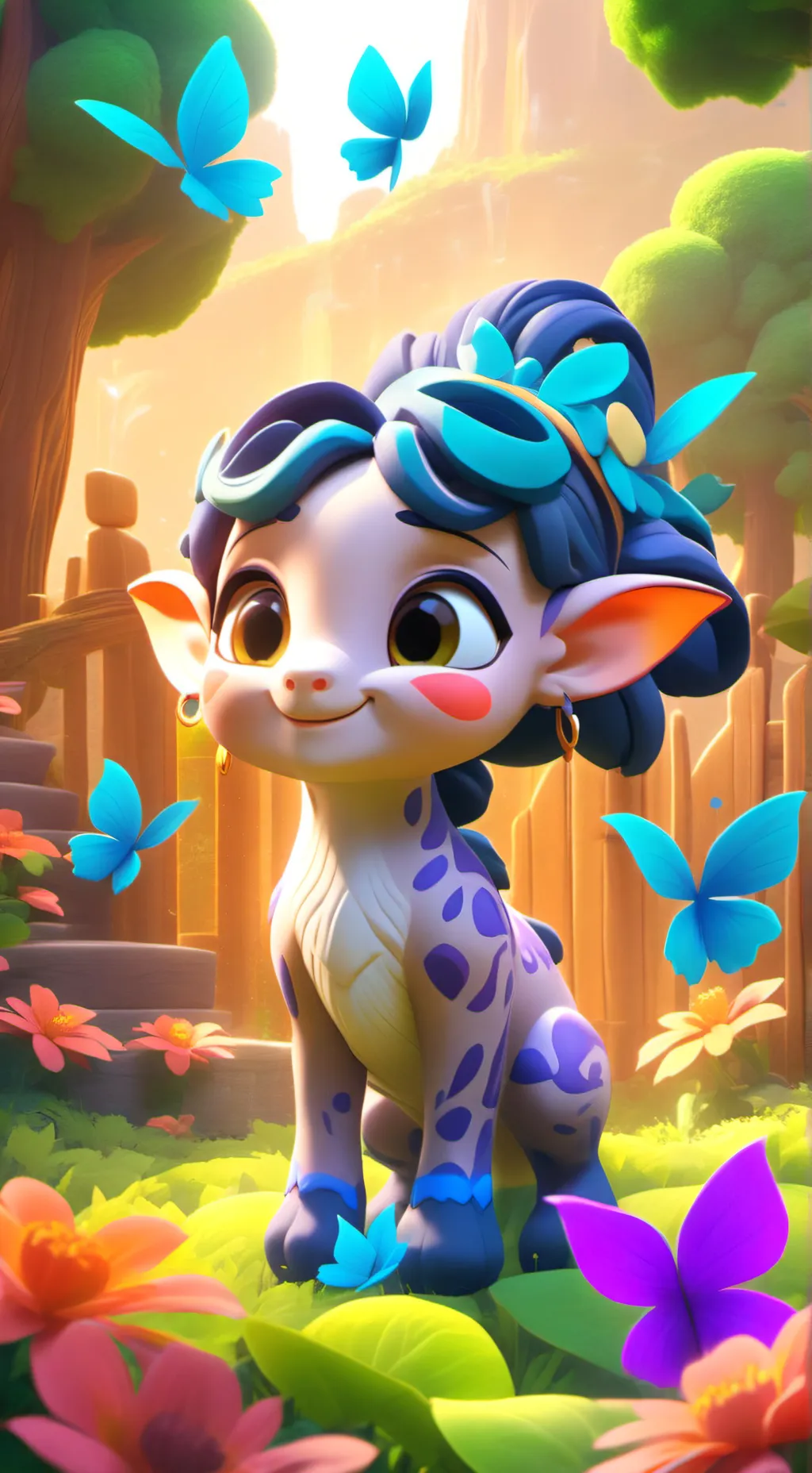 ai character: adopt me  background