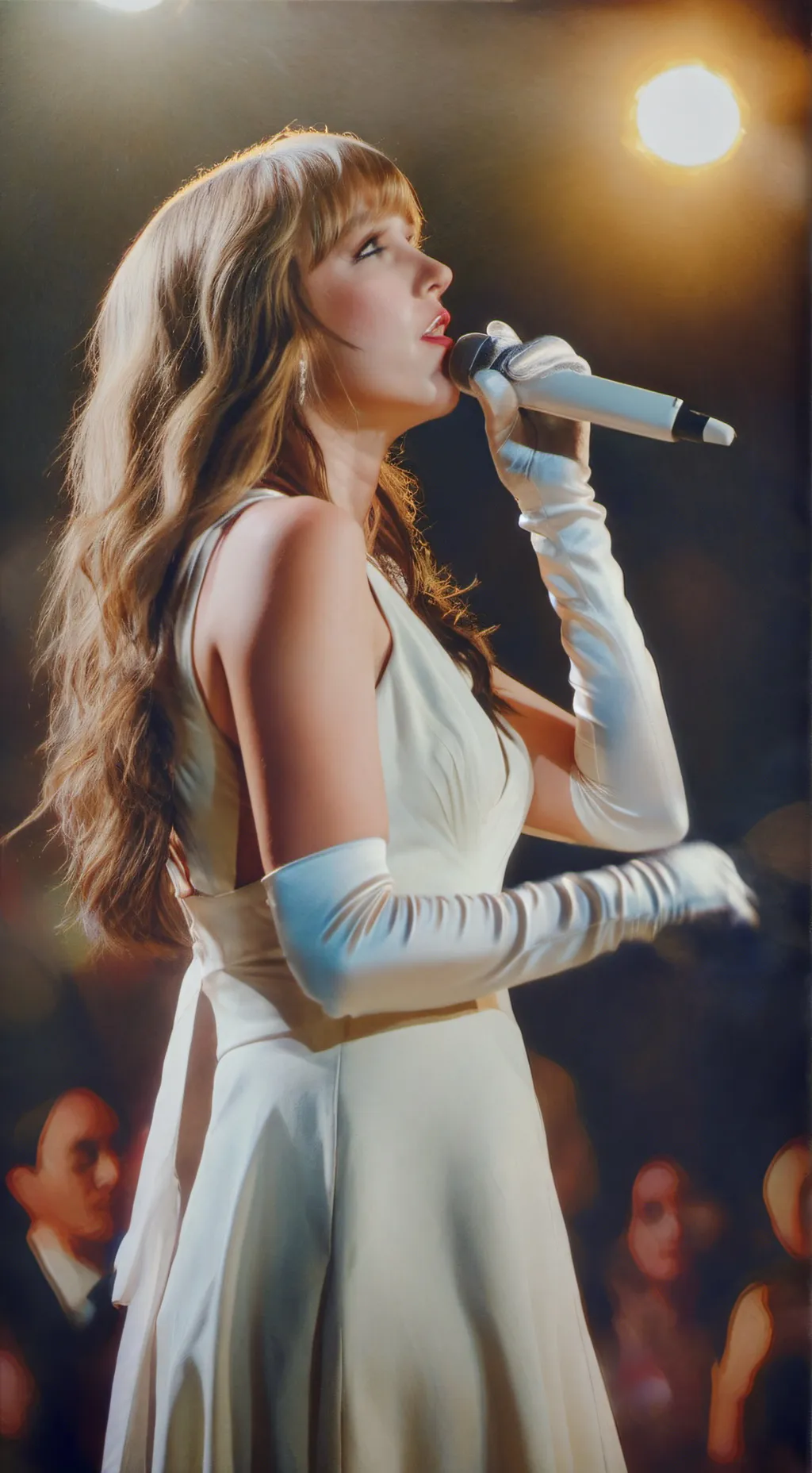 ai character: Taylor Swift  background