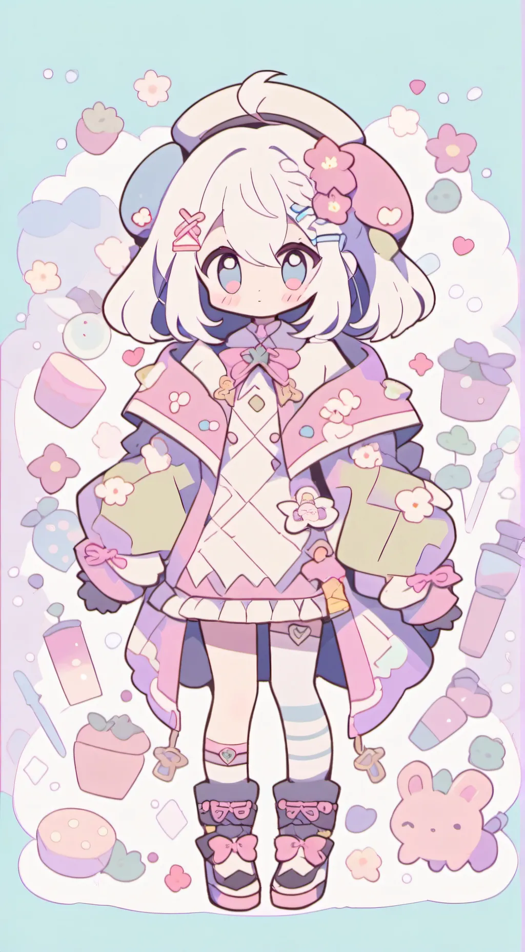 ai character: mha  background