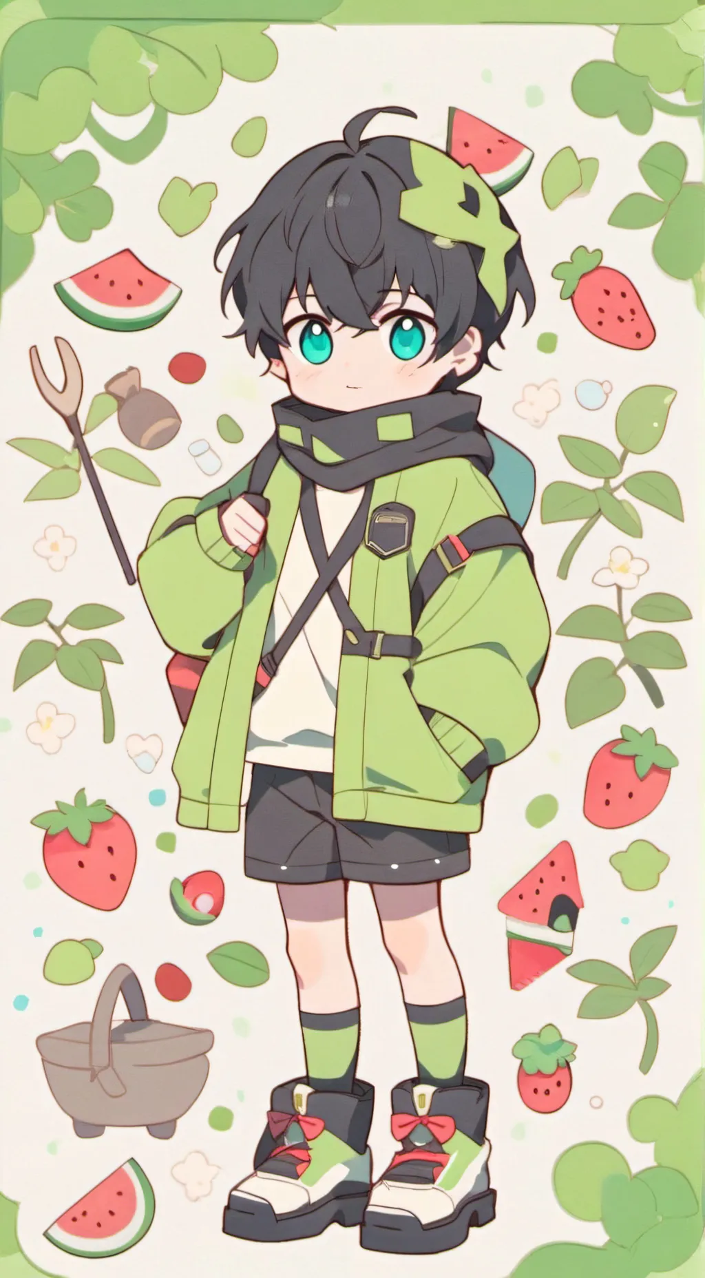 ai character: mha background