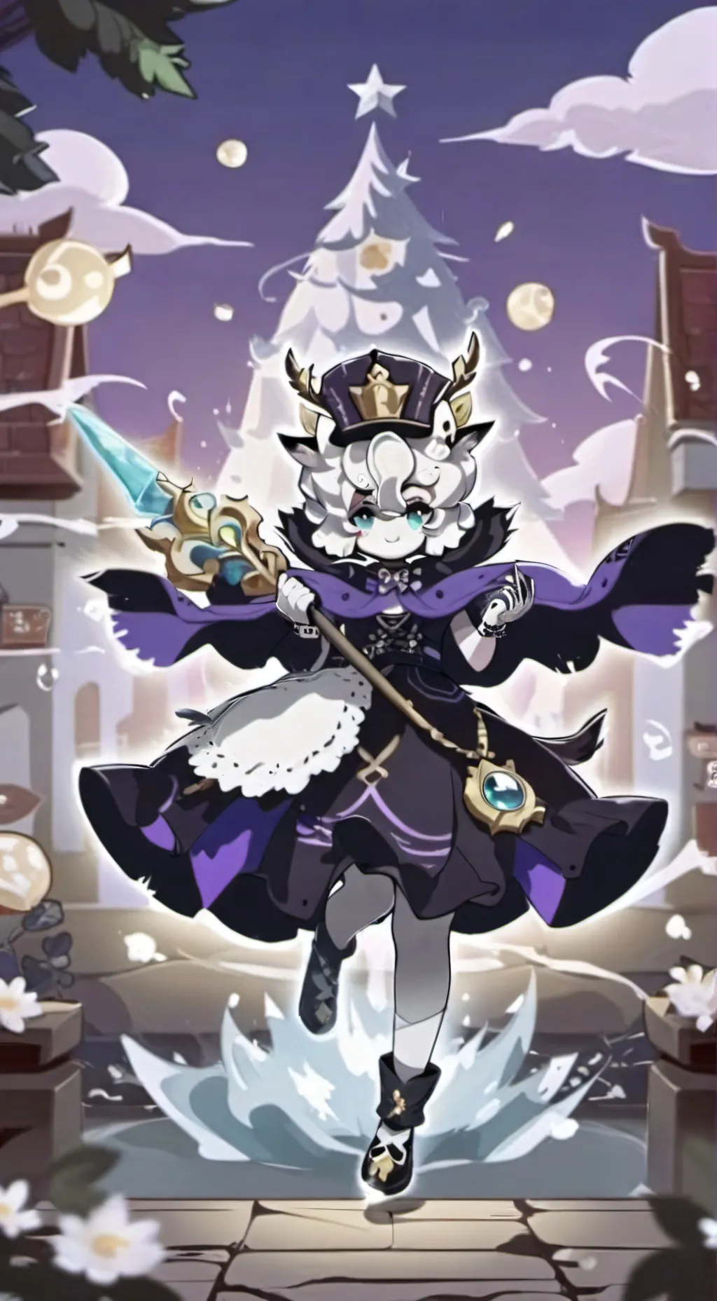 ai character: crk react background