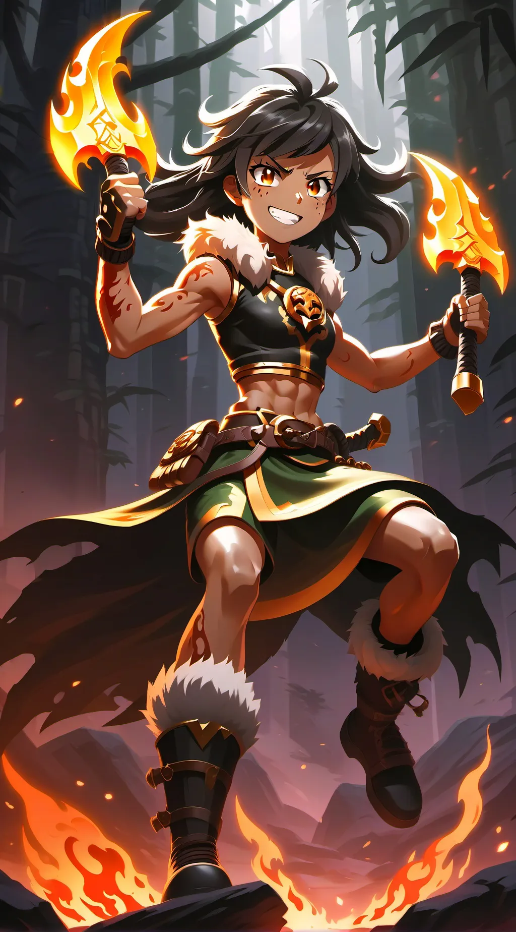 ai character: Finna  background